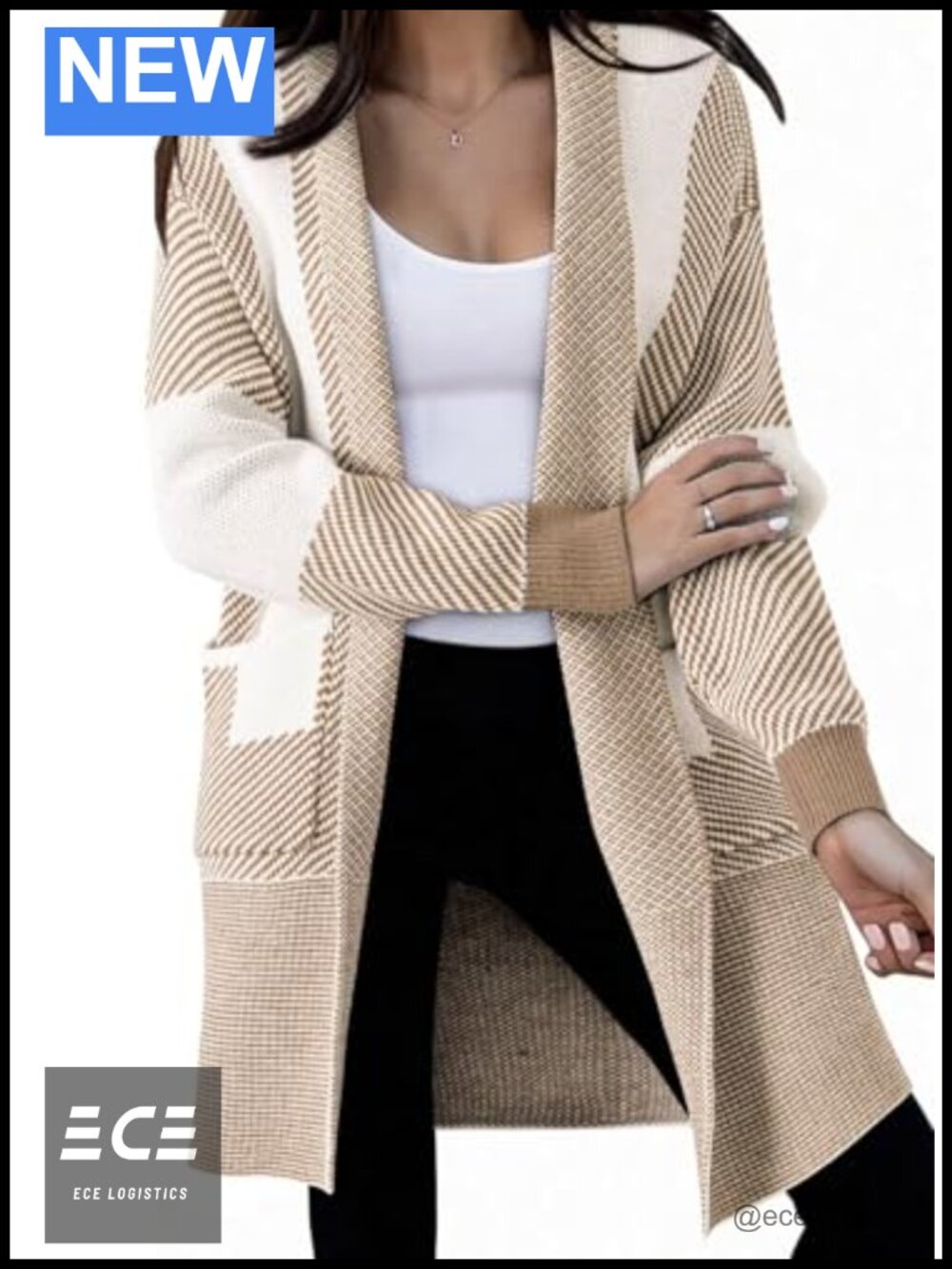 Long Cardigan Sweater Oversized Open Front Fall Winter Work Casual